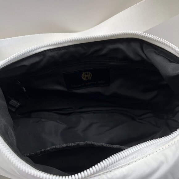 House of Harlow 1960 - Crescent Nylon Zip Hobo Shoulder Bag- White -NWT - Picture 10 of 10